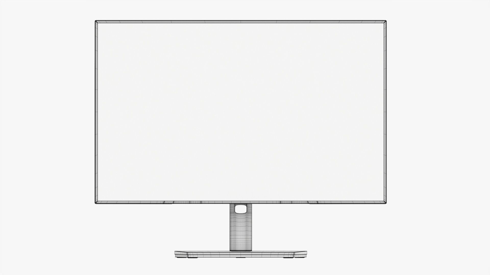 Dell Ultra Sharp LCD 24 inch monitor 3D model_15