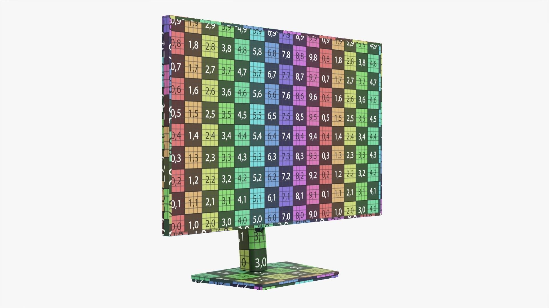 Dell Ultra Sharp LCD 24 inch monitor 3D model_18