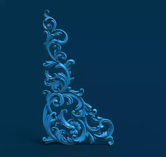 Carving wood decoration 3D print model