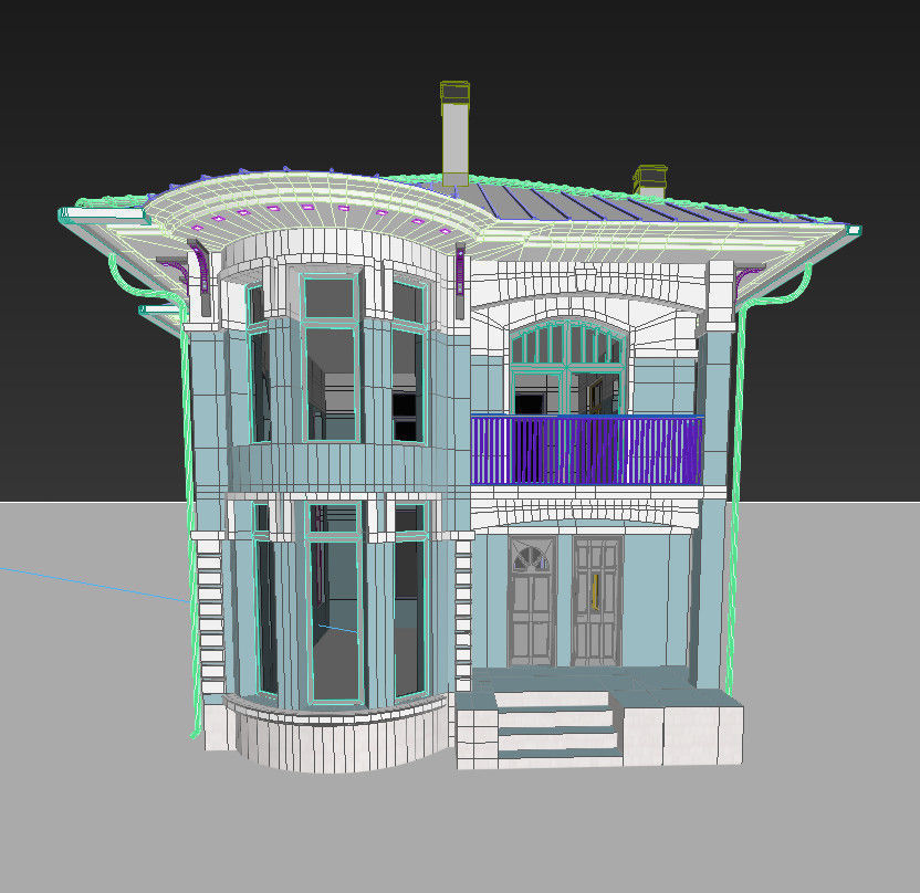 Family House 3D model_5