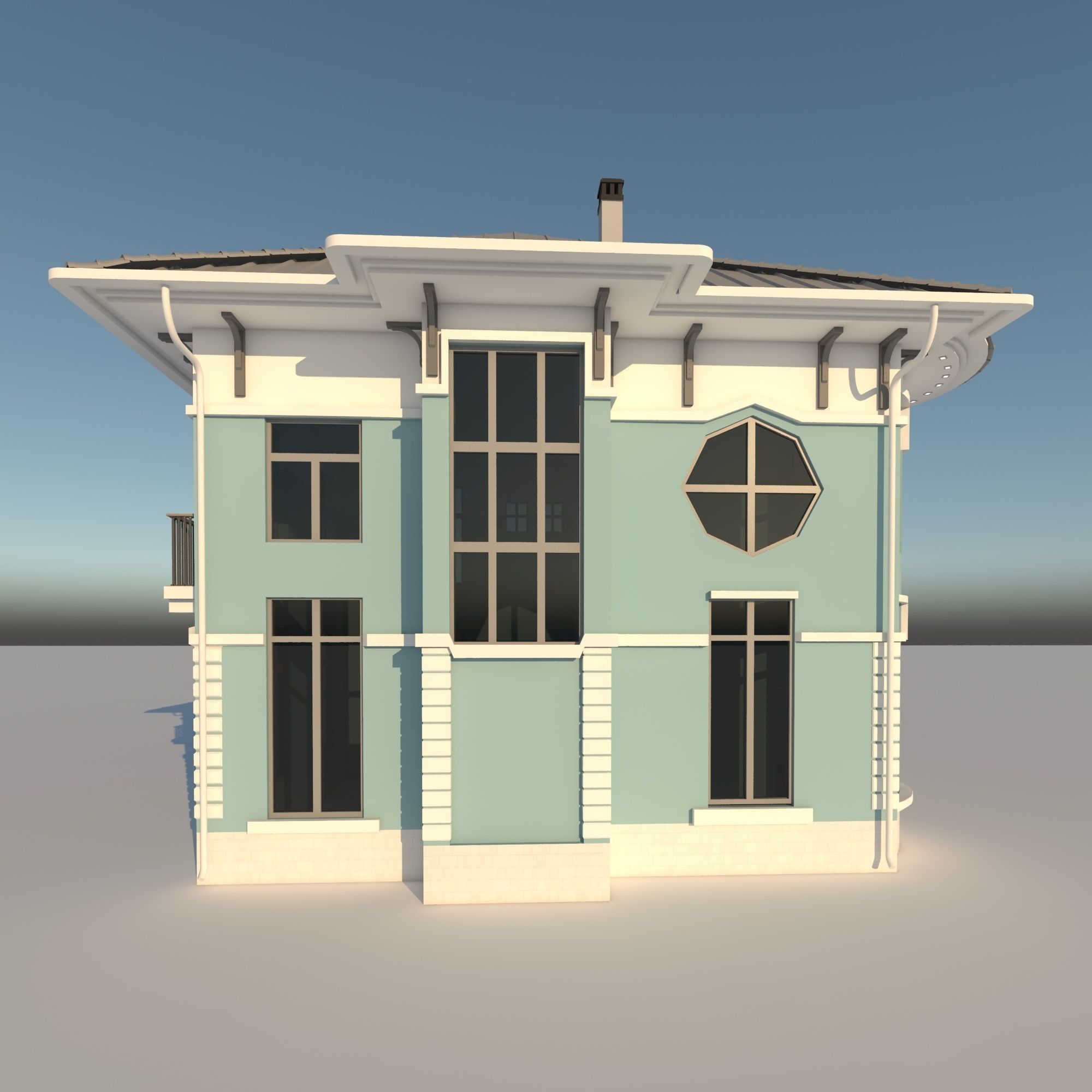 Family House 3D model_7