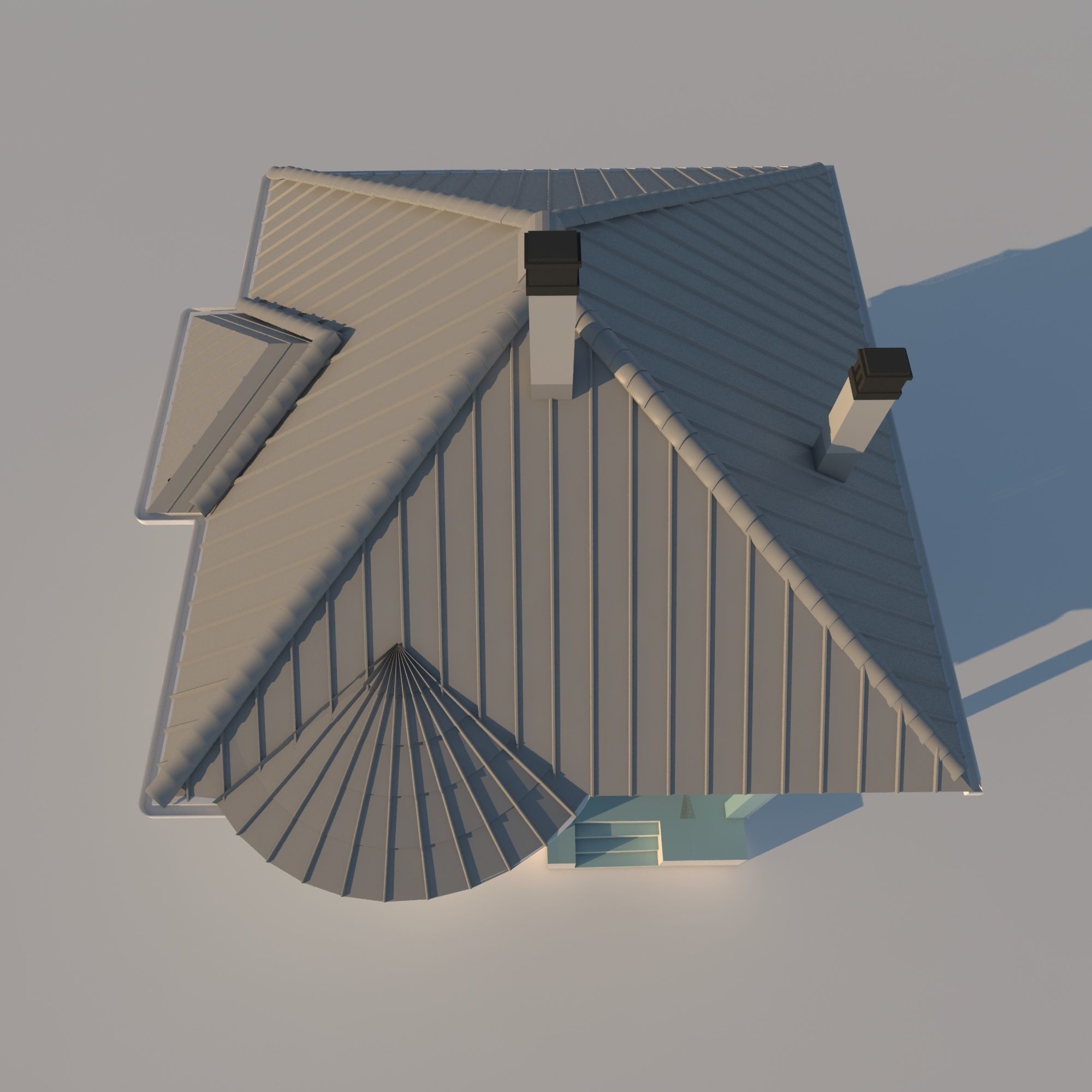 Family House 3D model_4