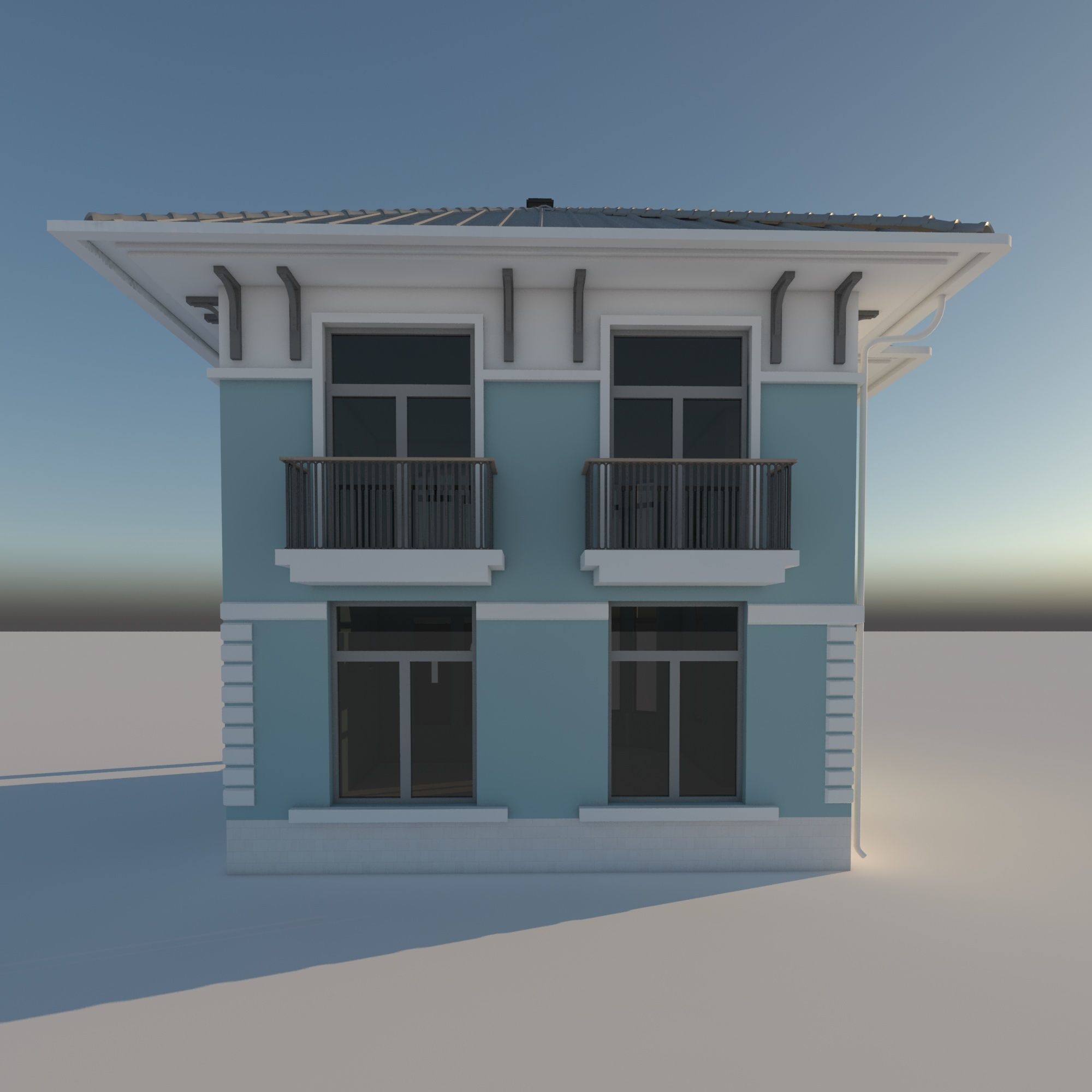 Family House 3D model_9