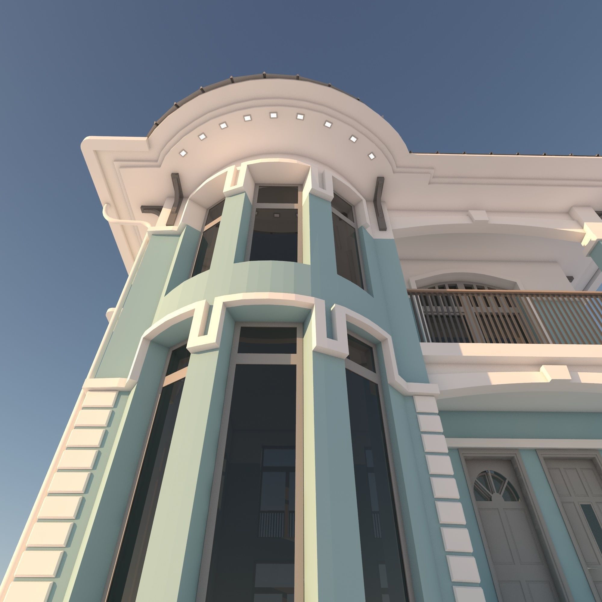 Family House 3D model_1