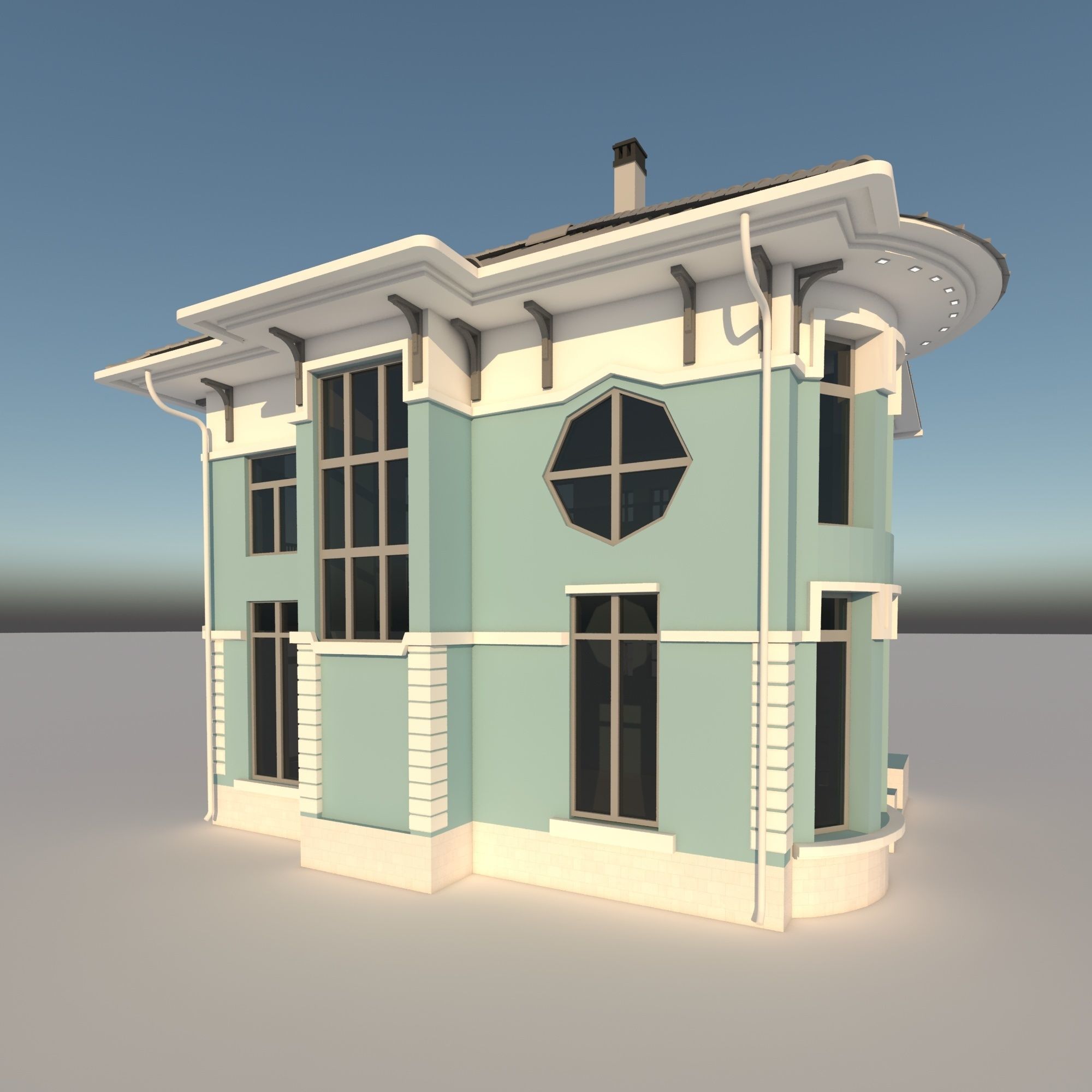 Family House 3D model_6