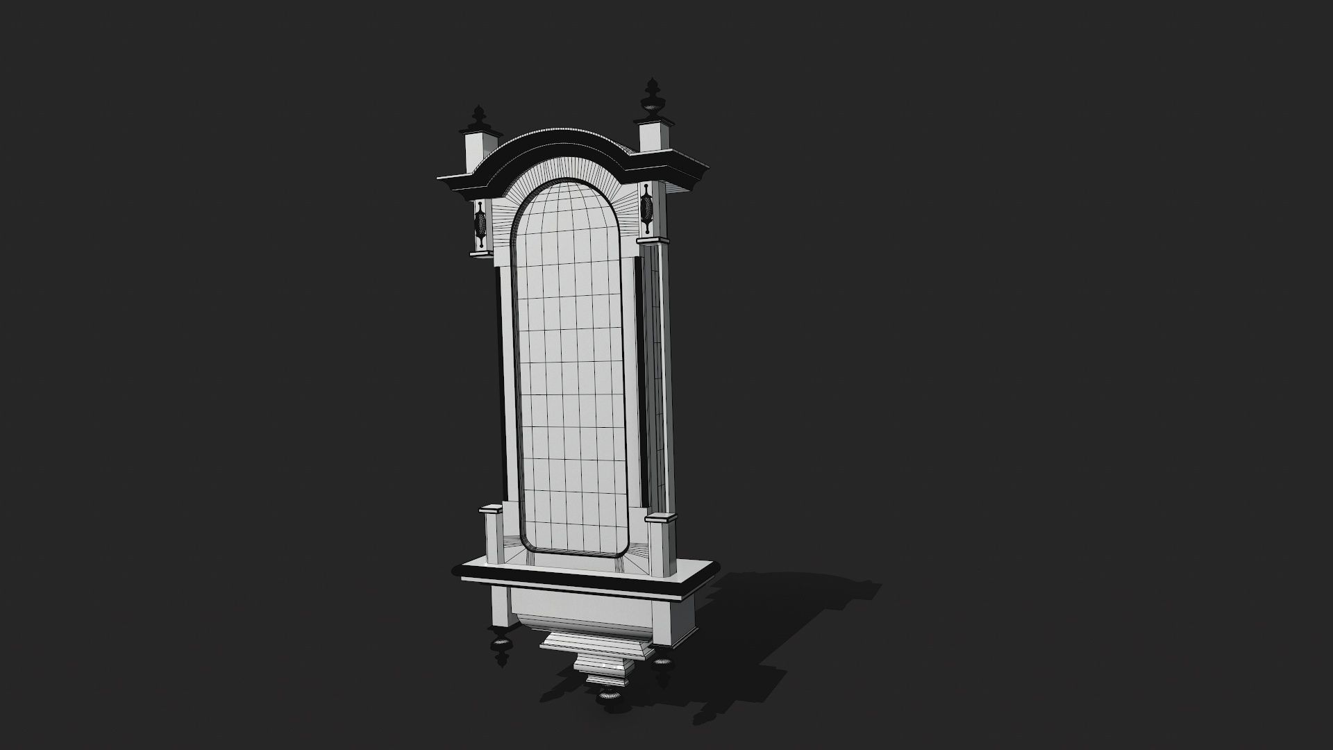 3d Model and 3D Grandfather Clock model 3D model_5