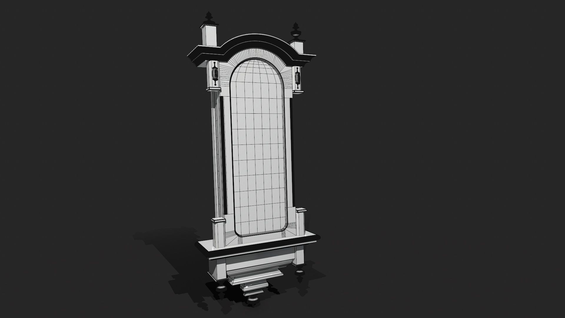 3d Model and 3D Grandfather Clock model 3D model_6