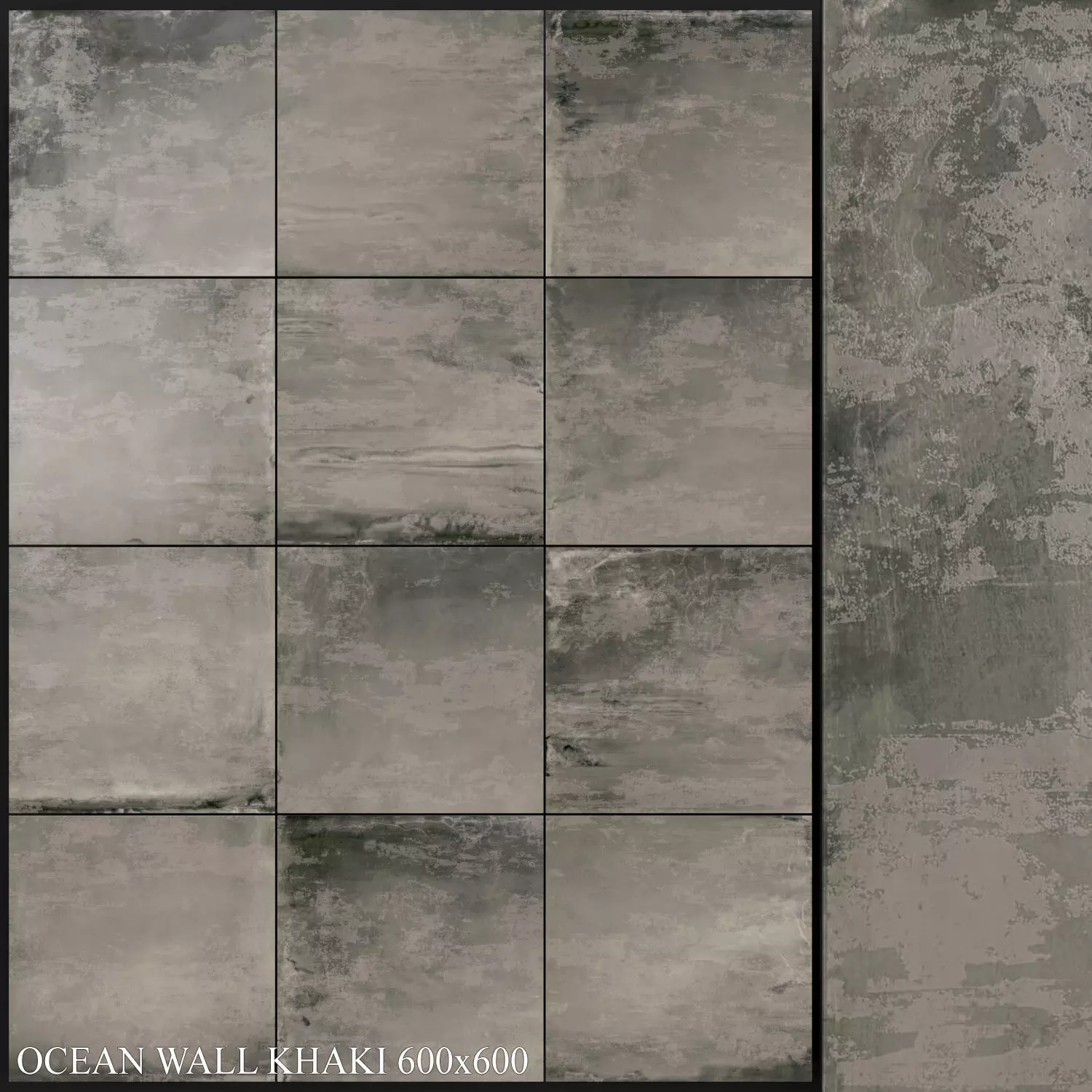 Yurtbay Seramik Ocean Wall Khaki 600x600 3D model