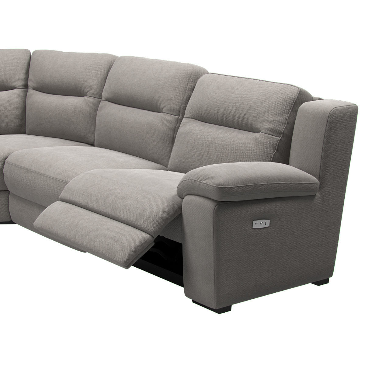 Sectional Recliner Sofa 3D model_4