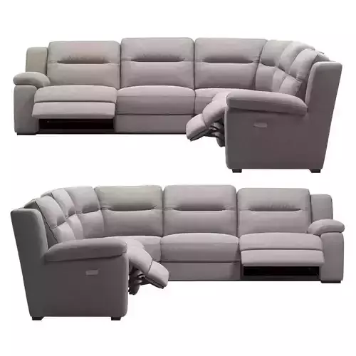 Sectional Recliner Sofa 3D model