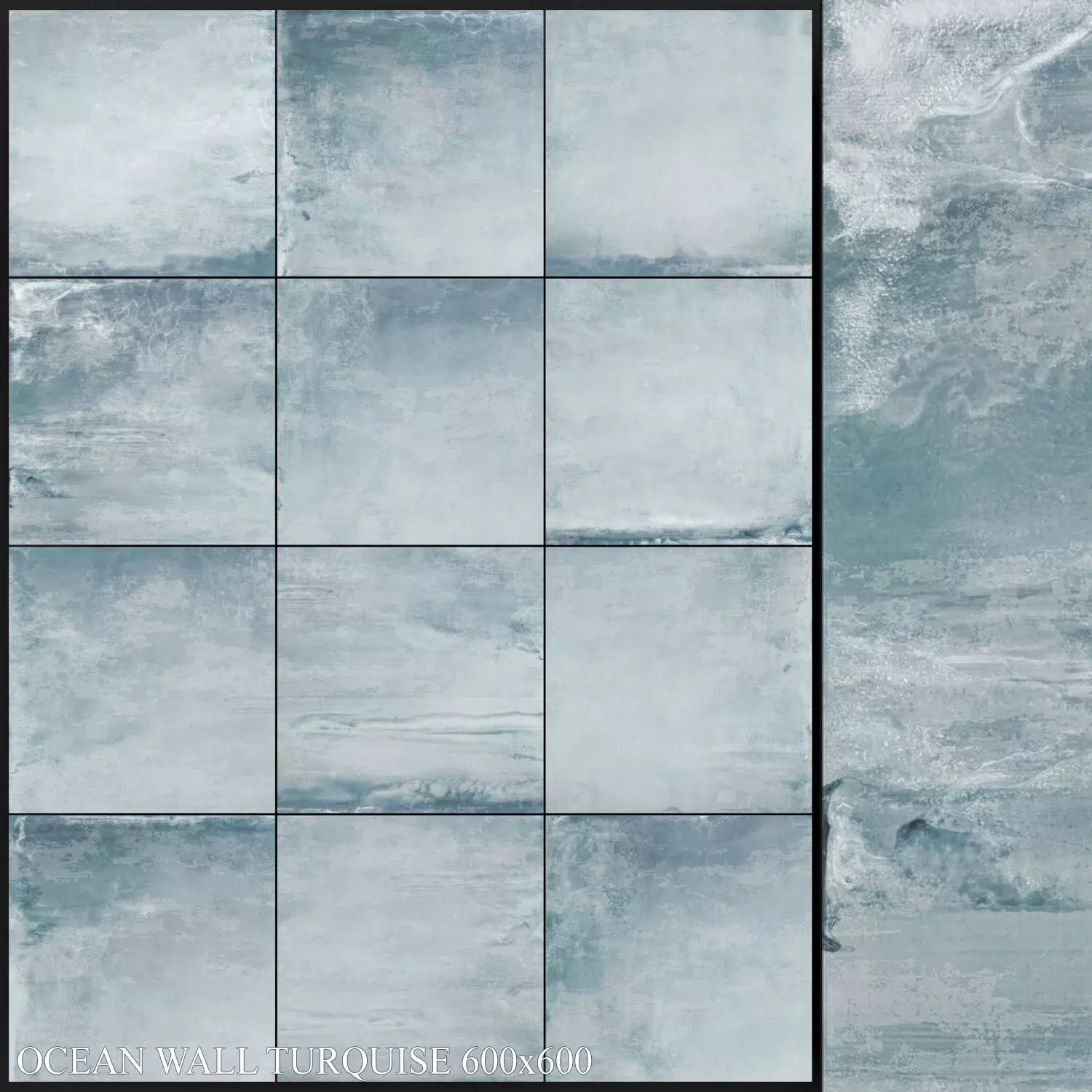 Yurtbay Seramik Ocean Wall Turquise 600x600 3D model_0