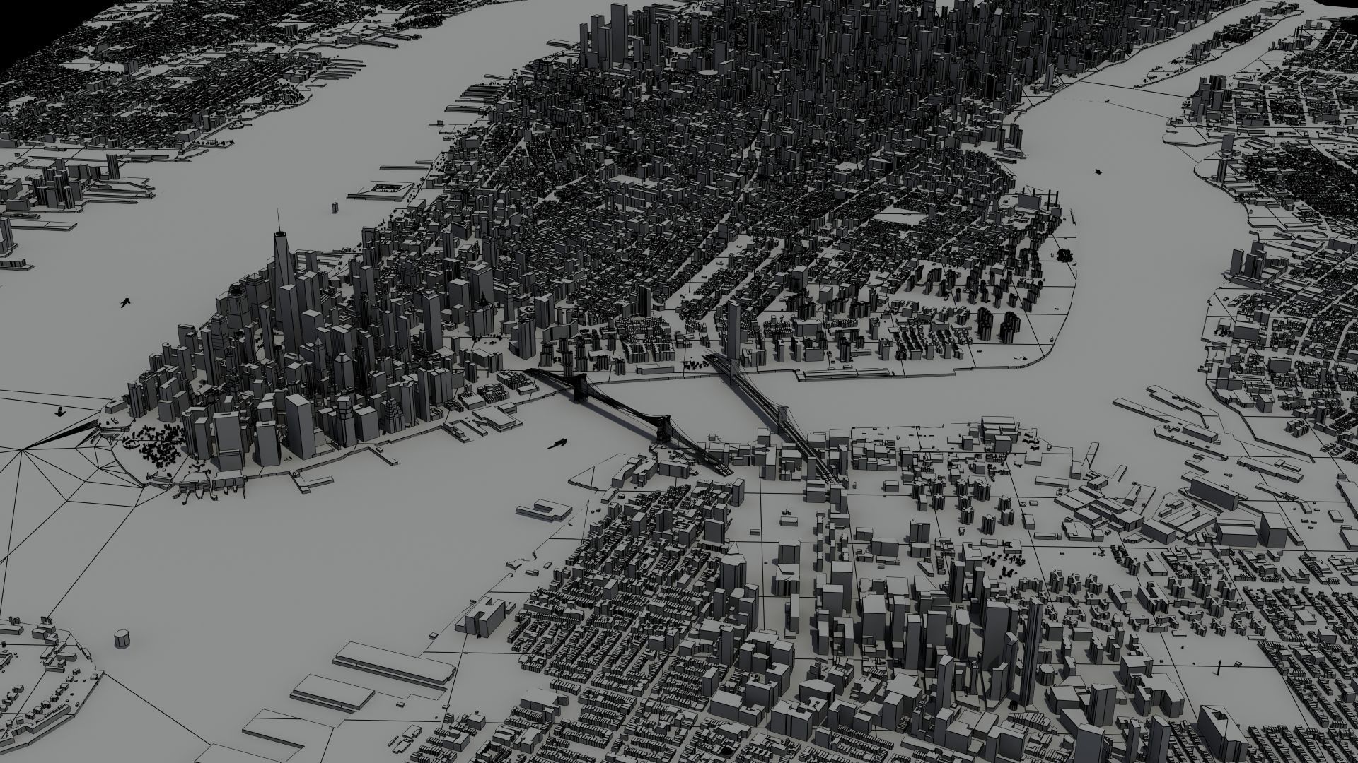 New York City Night 3D model_35