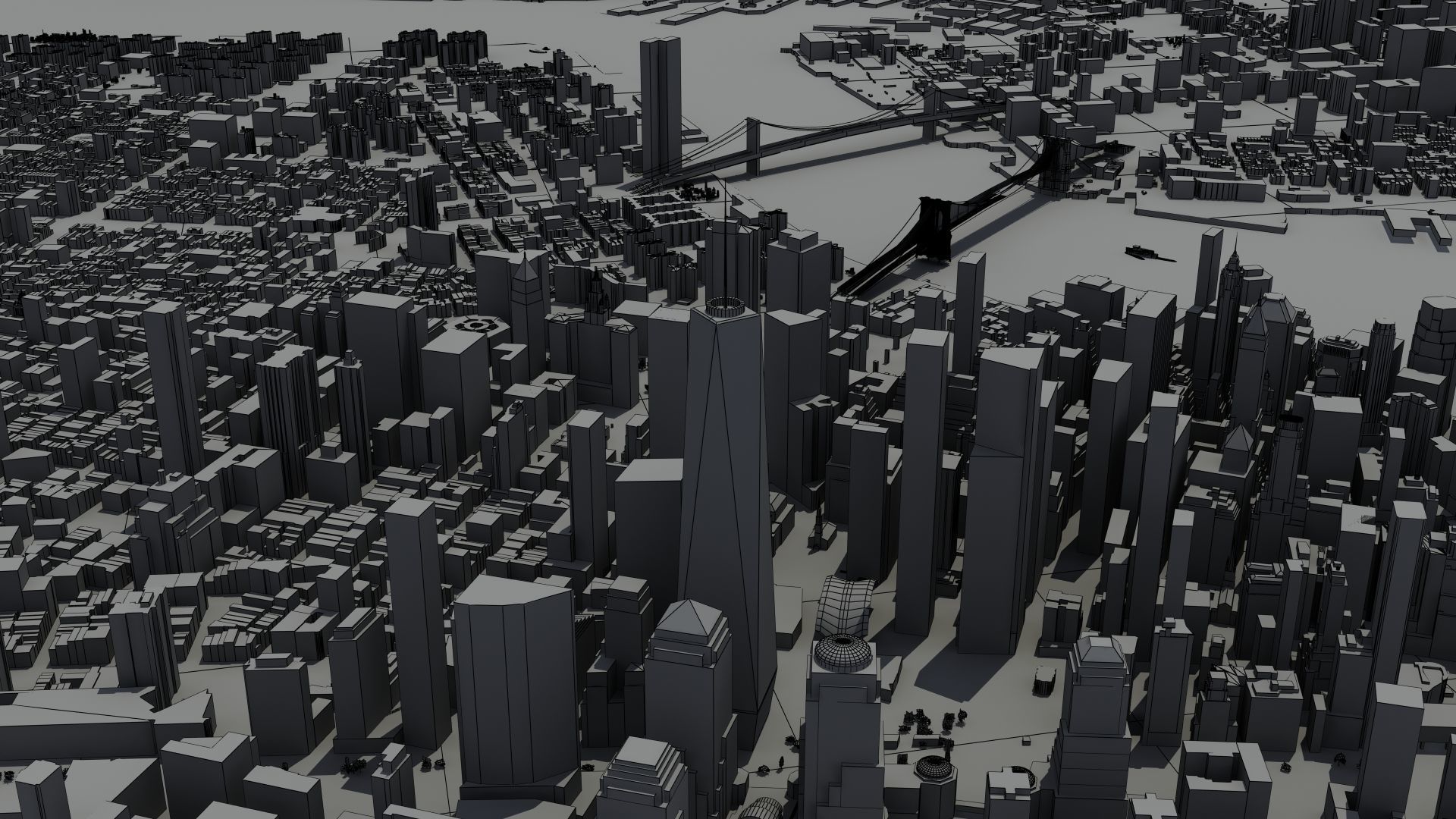 New York City Night 3D model_34