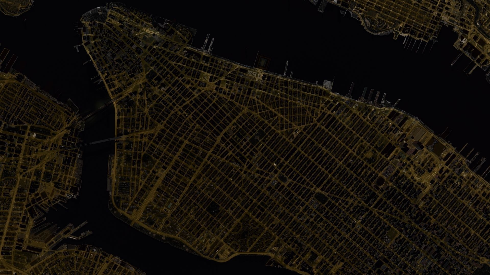 New York City Night 3D model_11