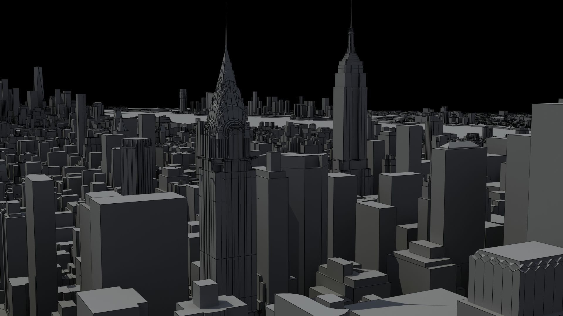 New York City Night 3D model_28