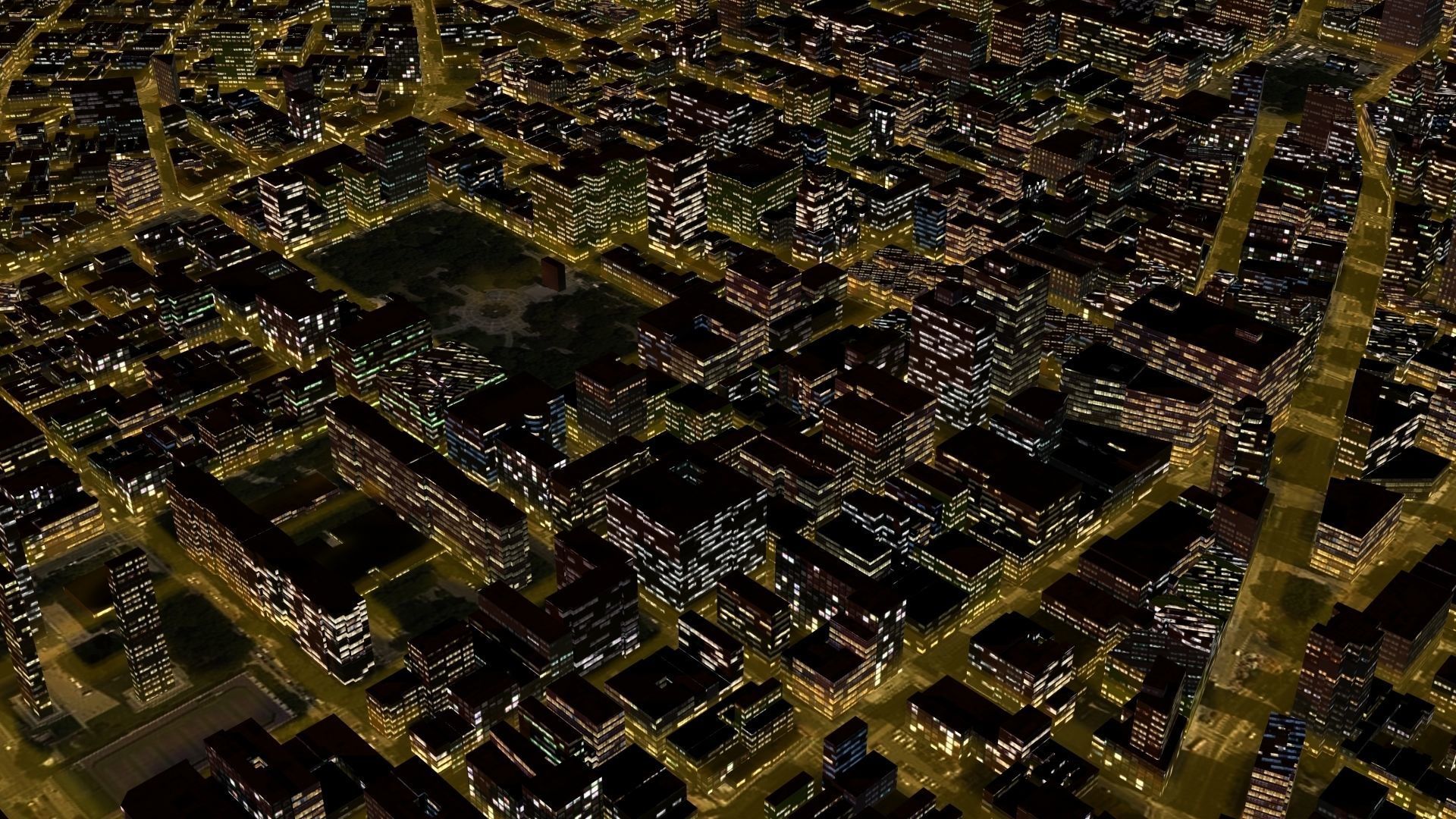 New York City Night 3D model_18