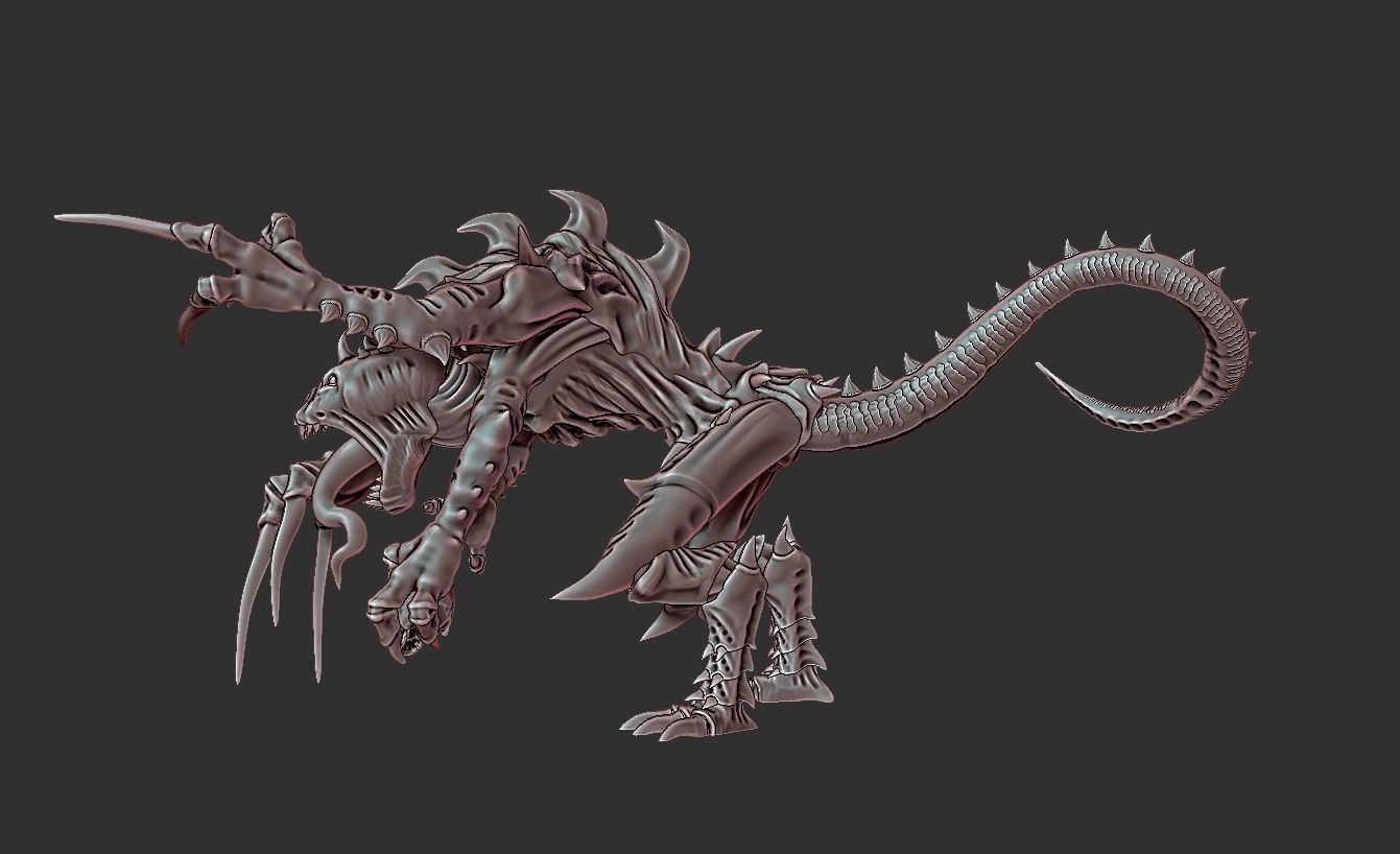 Broodlord Inspired Fanart 3D printable model 3D print model 3D print model_2