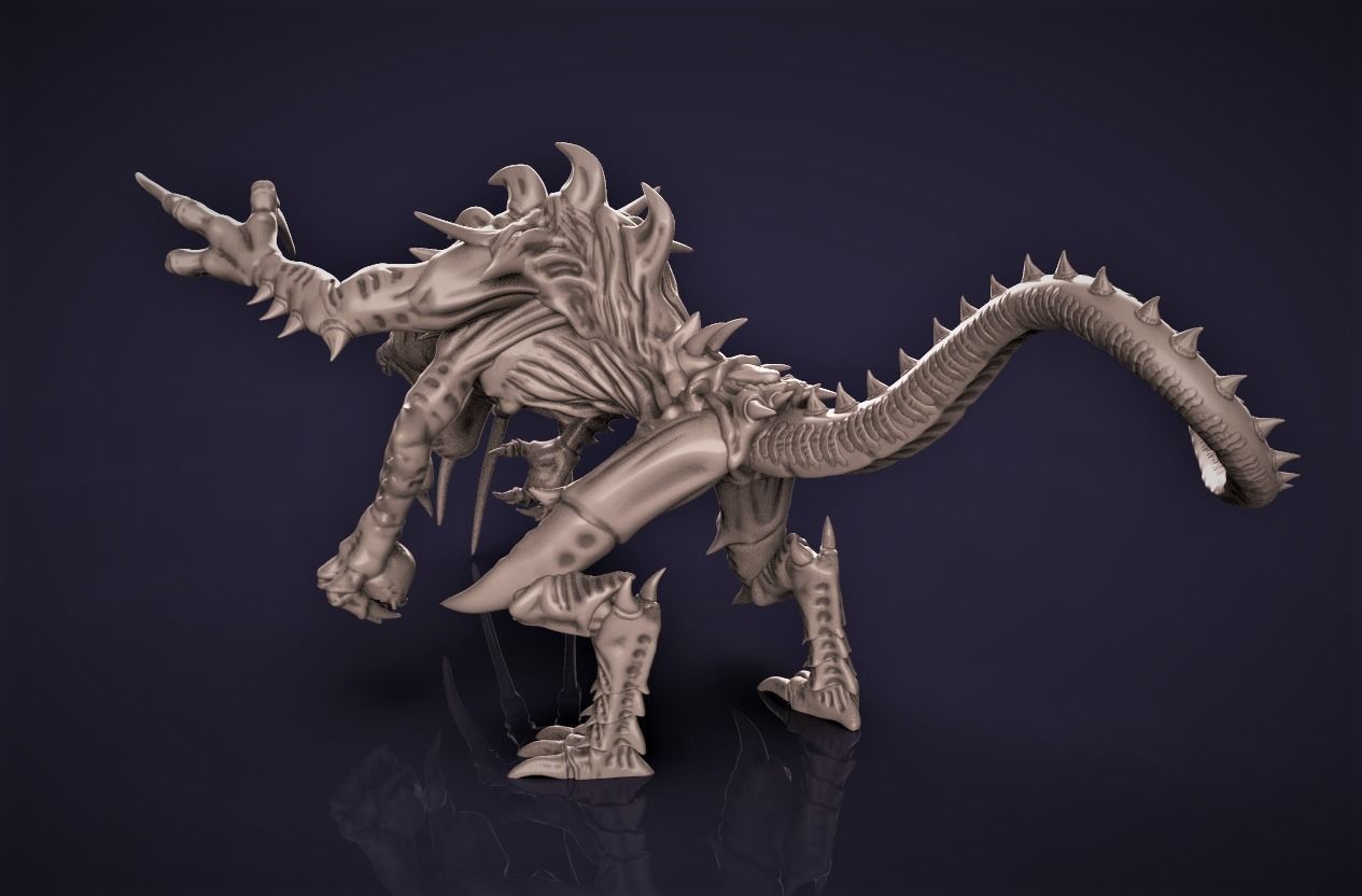 Broodlord Inspired Fanart 3D printable model 3D print model 3D print model_5