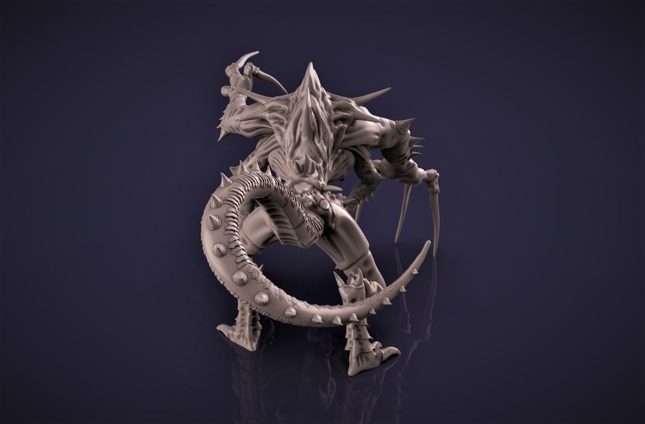 Broodlord Inspired Fanart 3D printable model 3D print model 3D print model_6
