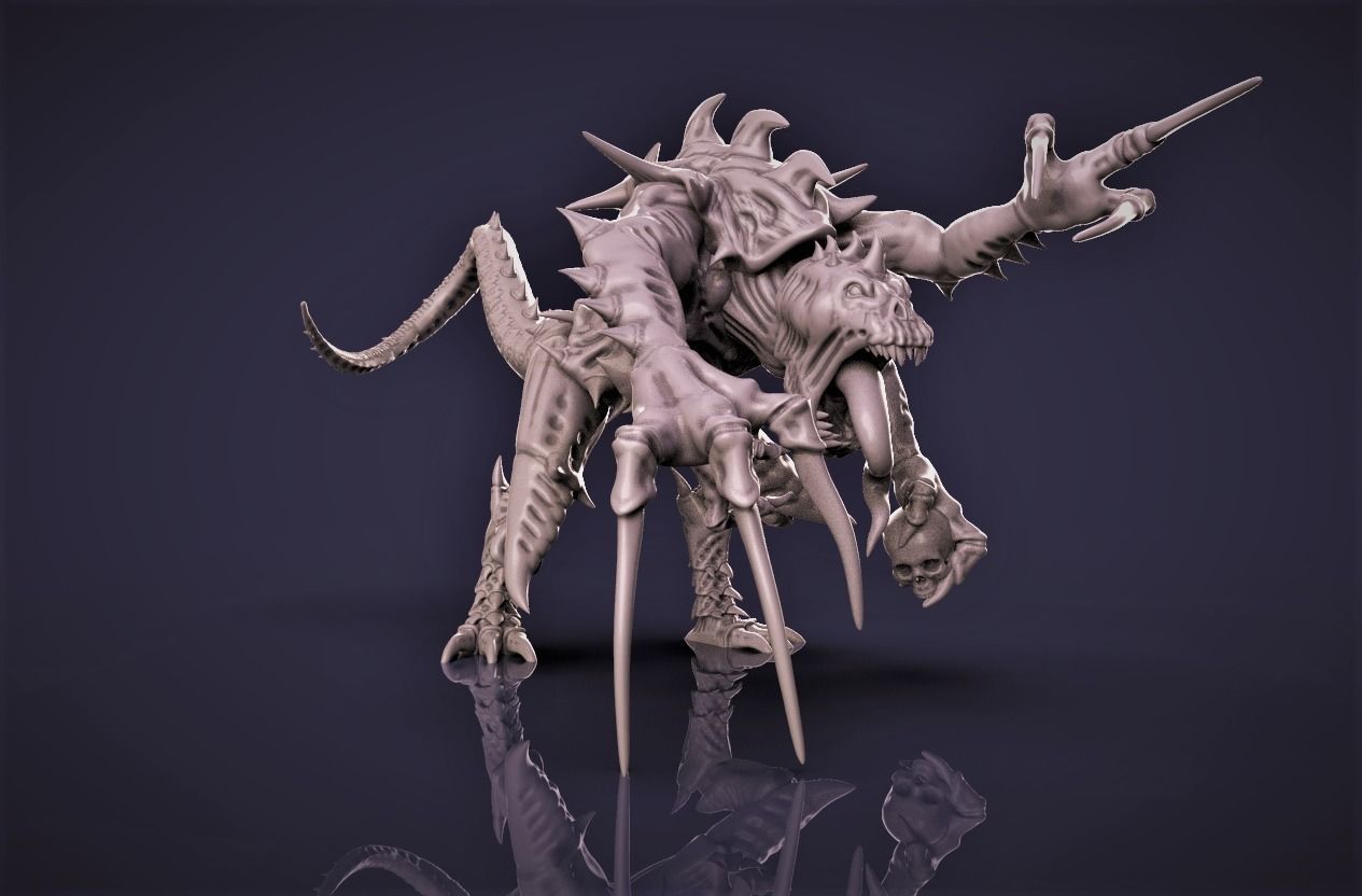 Broodlord Inspired Fanart 3D printable model 3D print model 3D print model_9