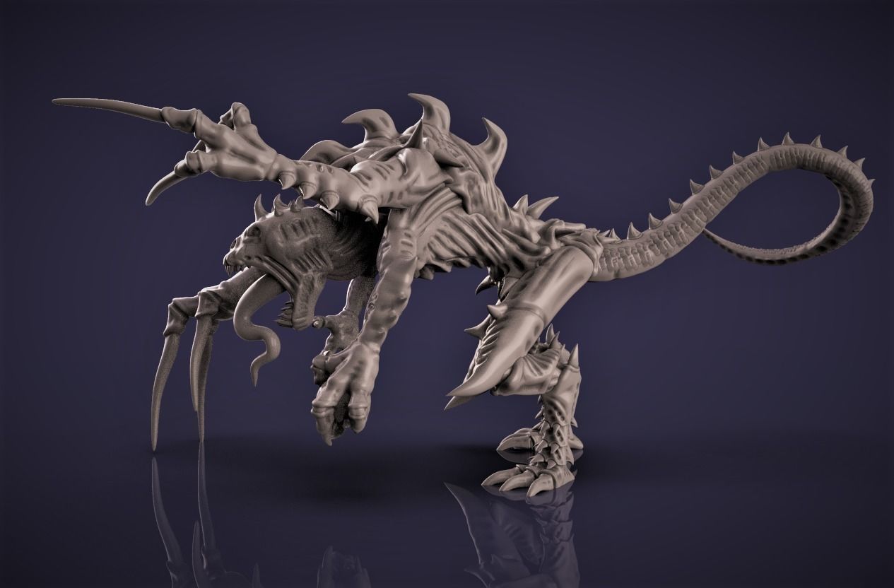 Broodlord Inspired Fanart 3D printable model 3D print model 3D print model_4