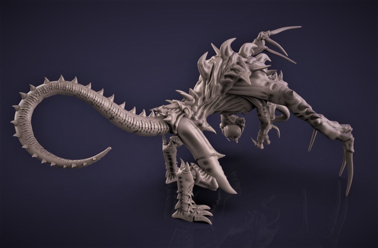 Broodlord Inspired Fanart 3D printable model 3D print model 3D print model_7
