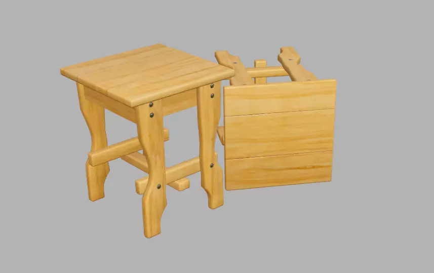 new chair Low-poly 3D model