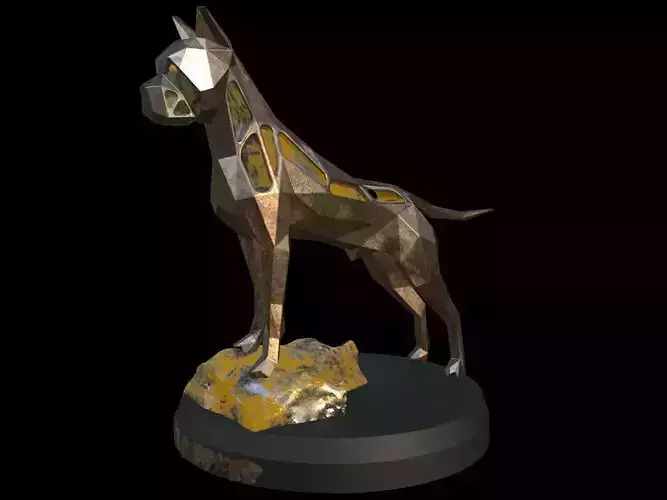 Steampunk German Boxer Rock