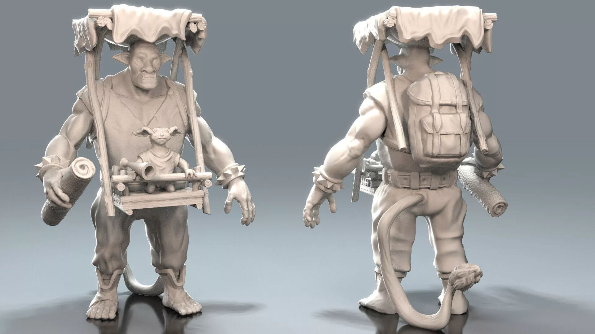 Vendor nativity 3D print model