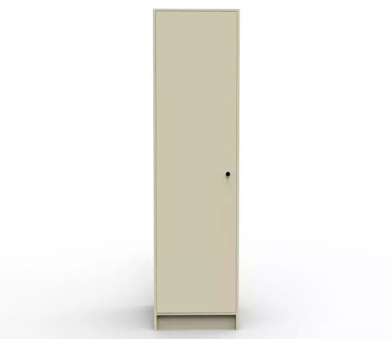 Tall Cabinet Low-poly 3D model_0