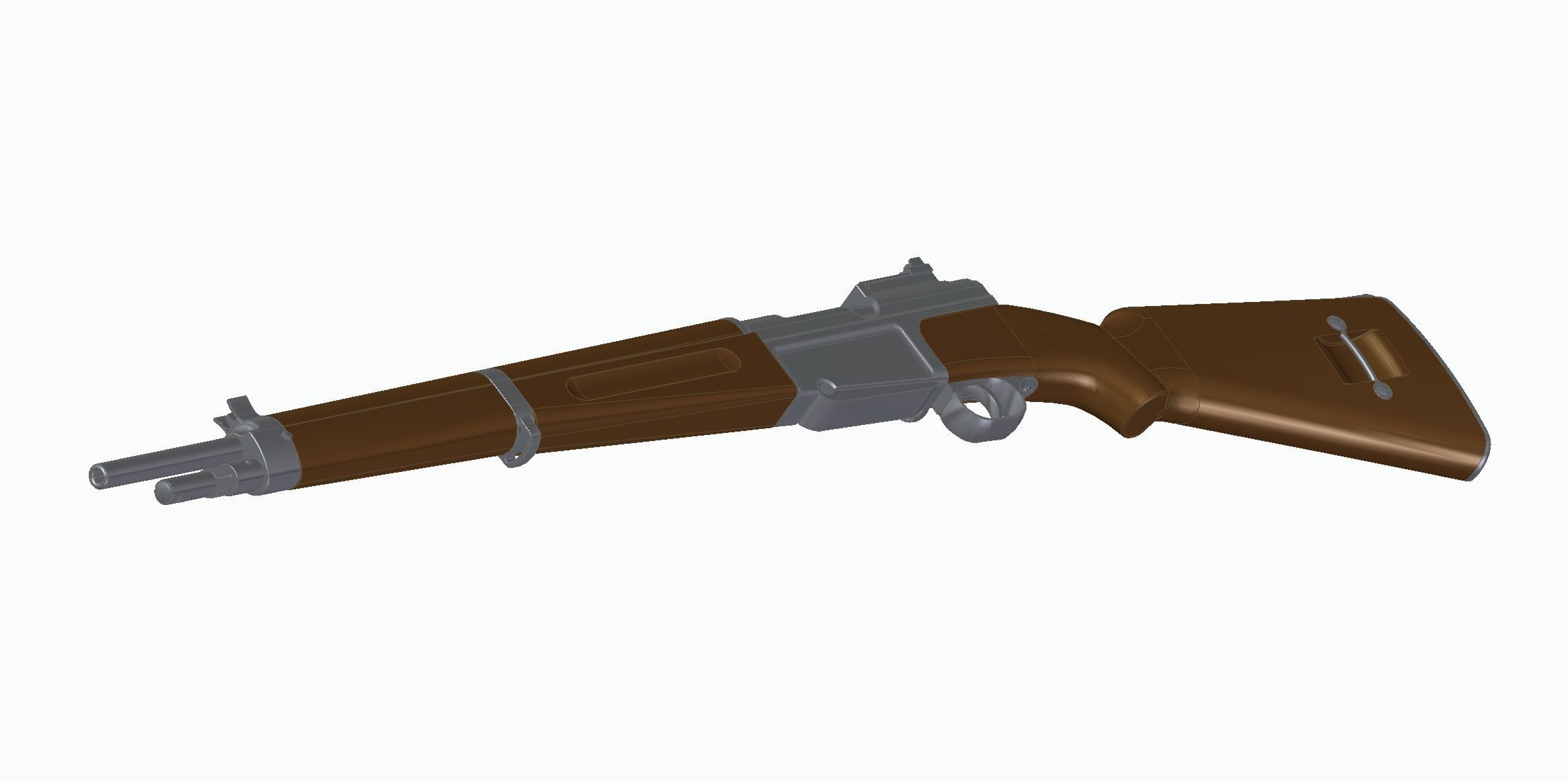 MAS-36 luftwaffe rifle 3D model_5