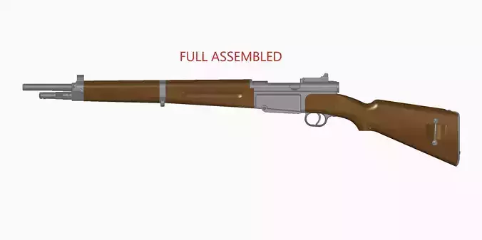 MAS-36 luftwaffe rifle 3D model