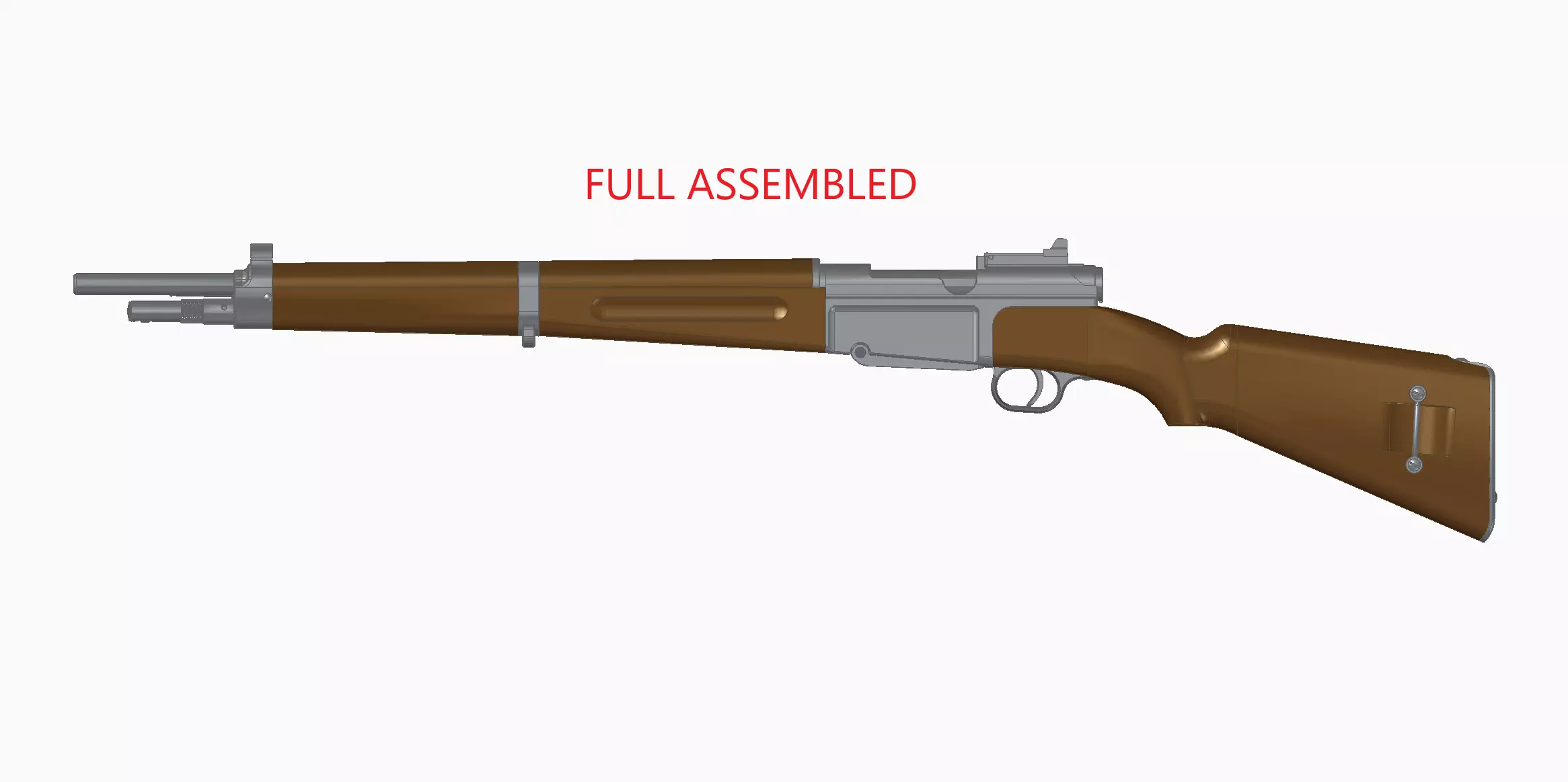MAS-36 luftwaffe rifle 3D model_0