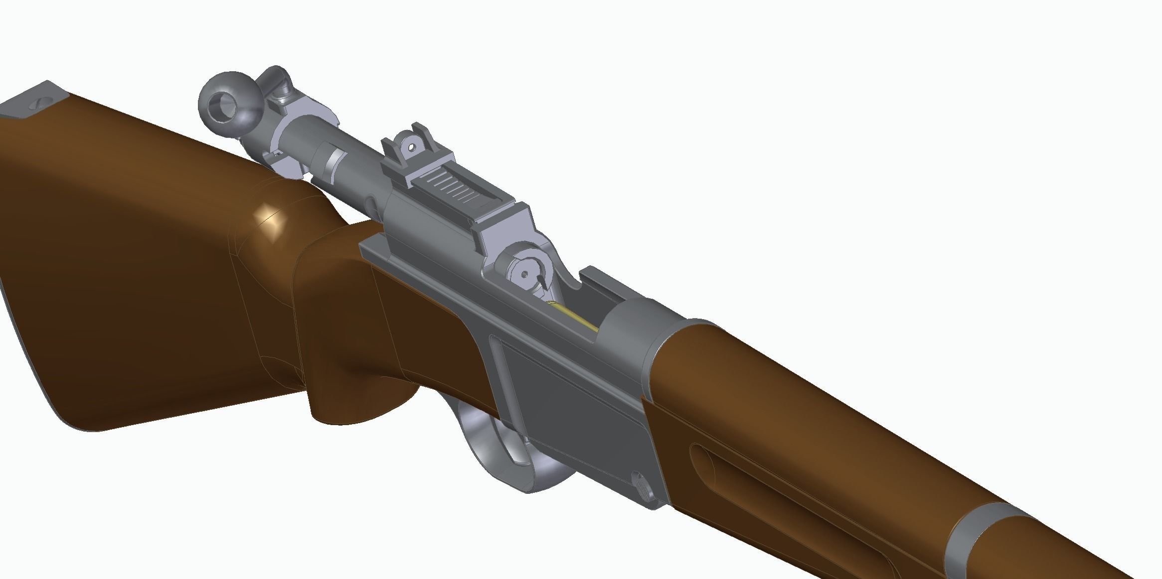 MAS-36 luftwaffe rifle 3D model_13