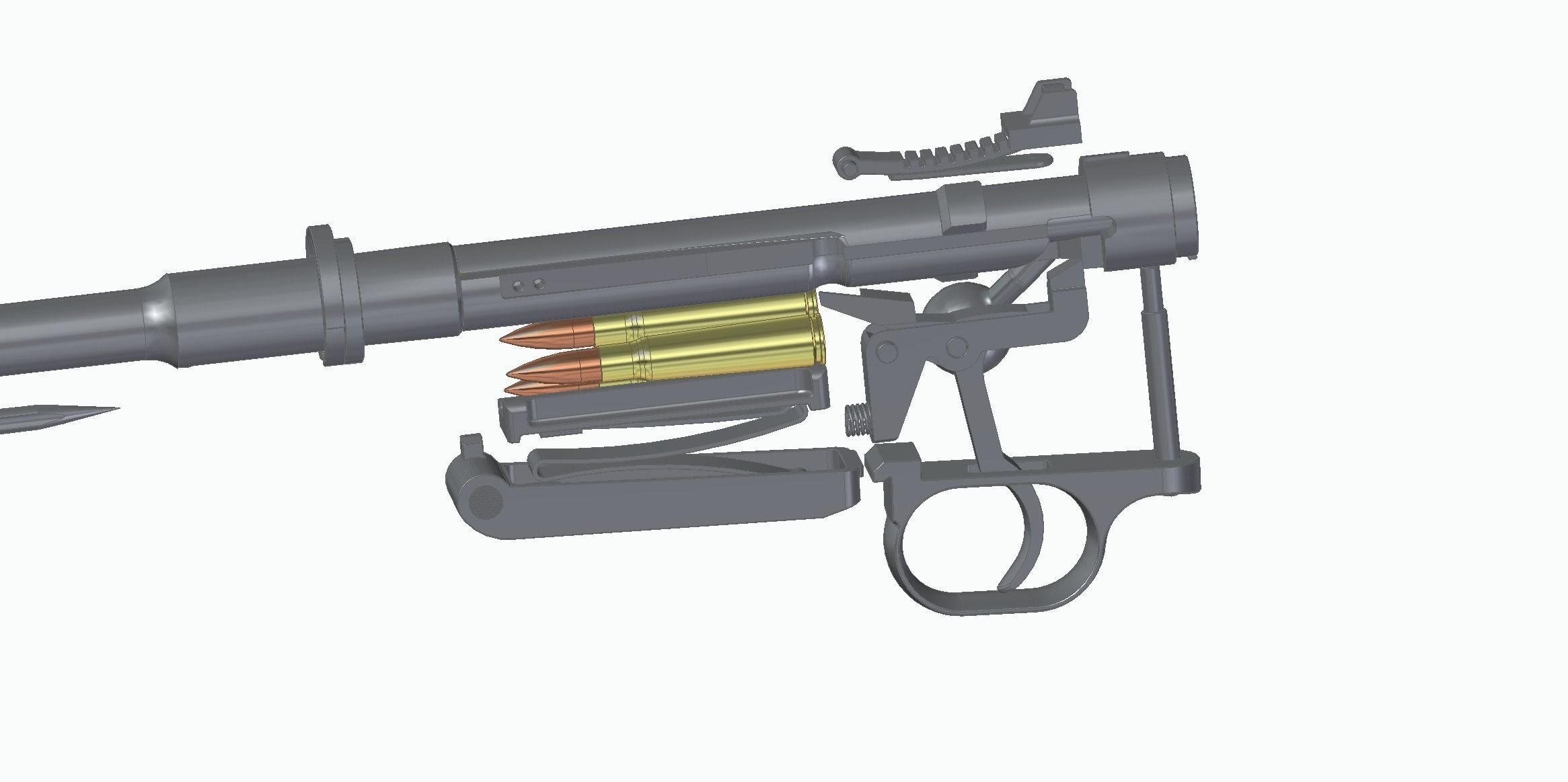 MAS-36 luftwaffe rifle 3D model_15