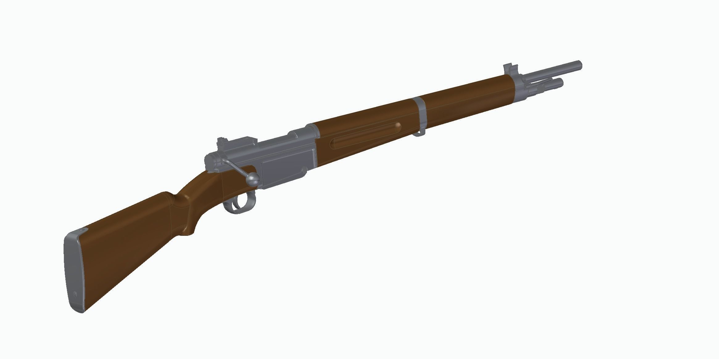 MAS-36 luftwaffe rifle 3D model_3