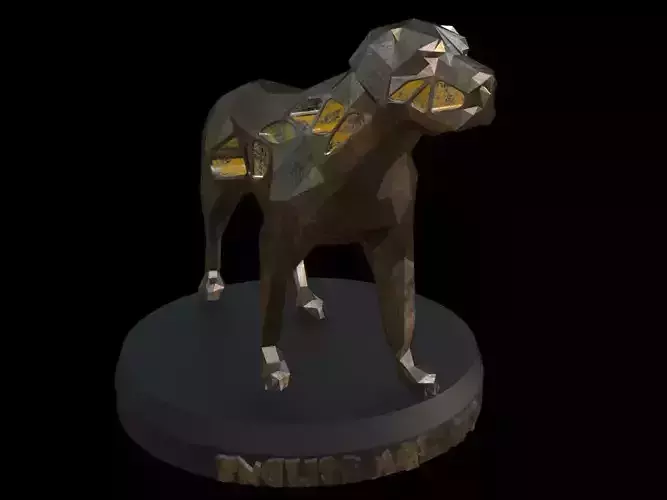 Steampunk English Mastiff Pose