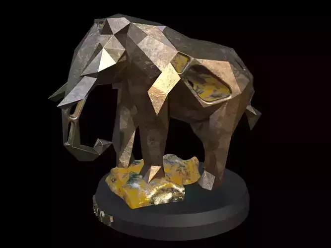 Steampunk Elephant Rock