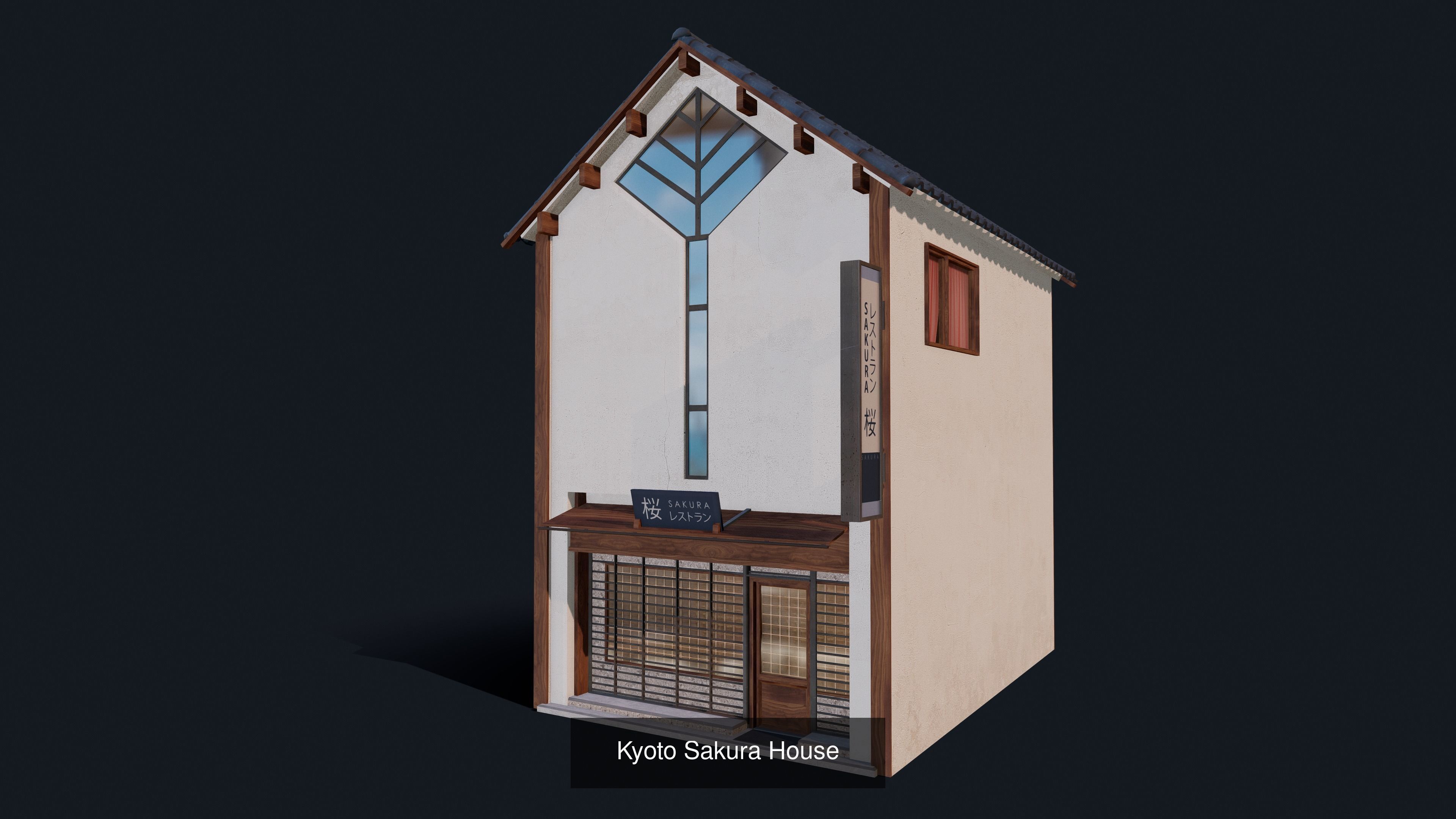 Japanese House Package 3D Model Collection_8