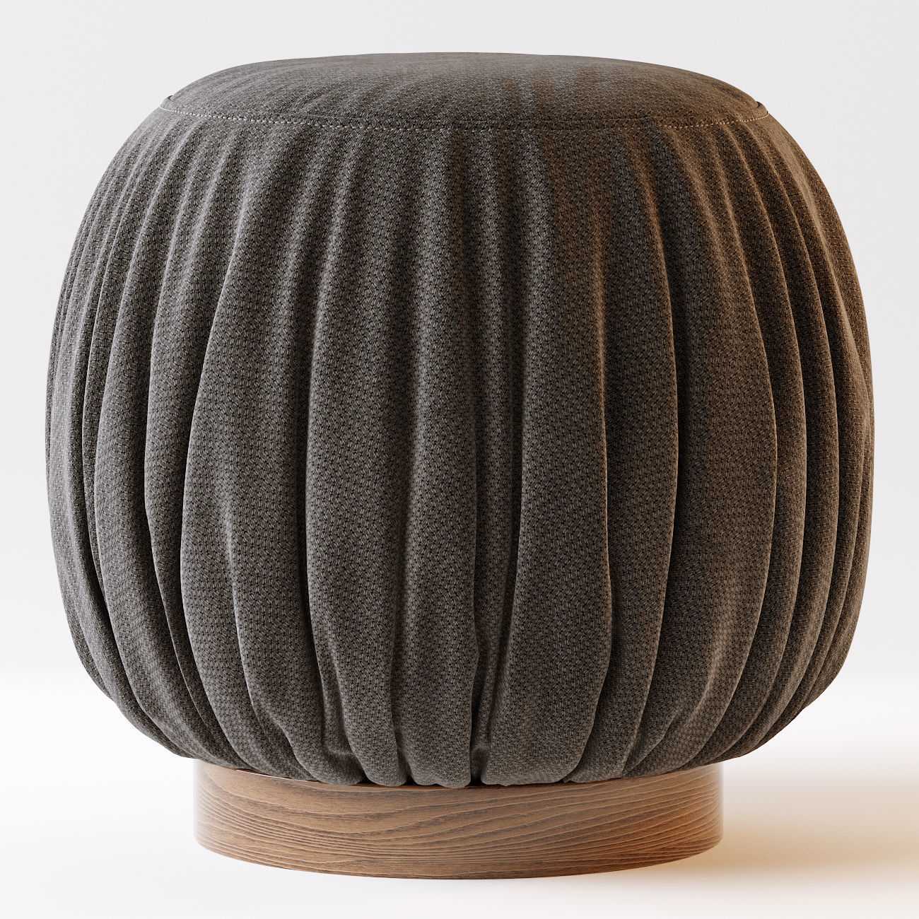 Batista   Round Cocktail Ottoman Version 3D model_2