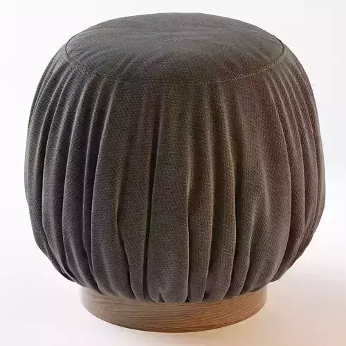 Batista   Round Cocktail Ottoman Version