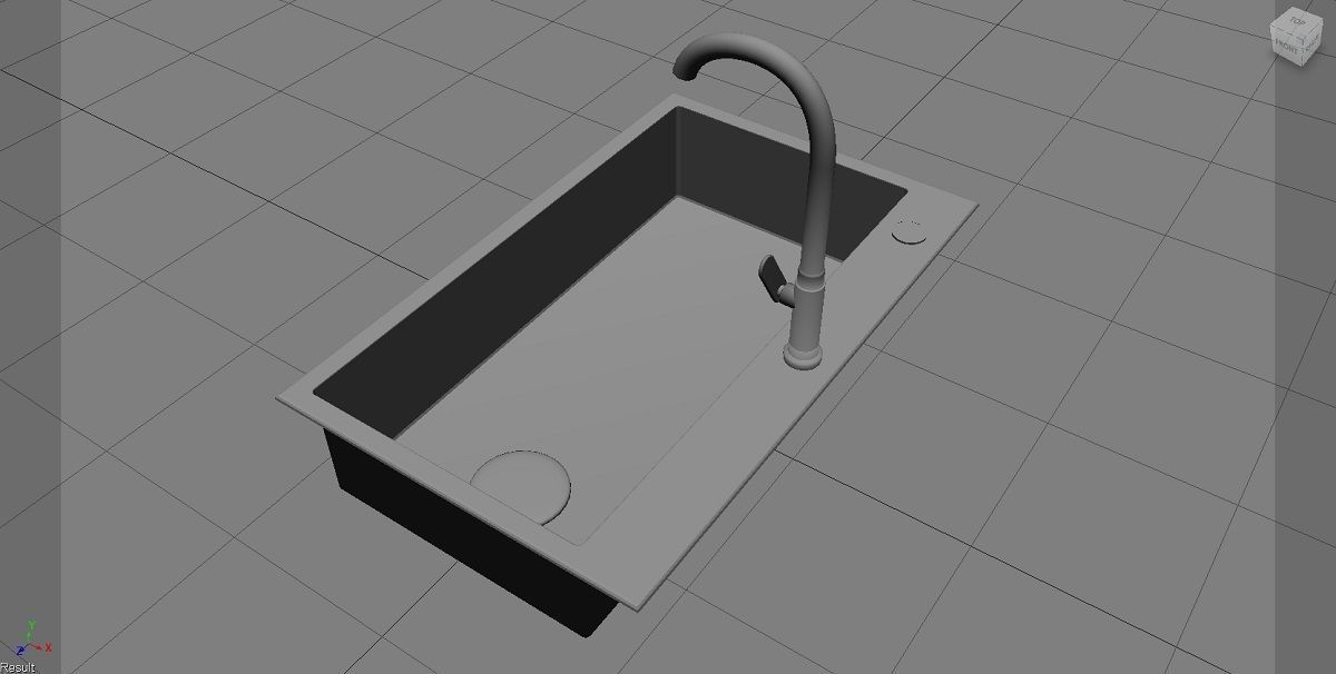 Kitchen Sink 3D Model Low-poly 3D model_5