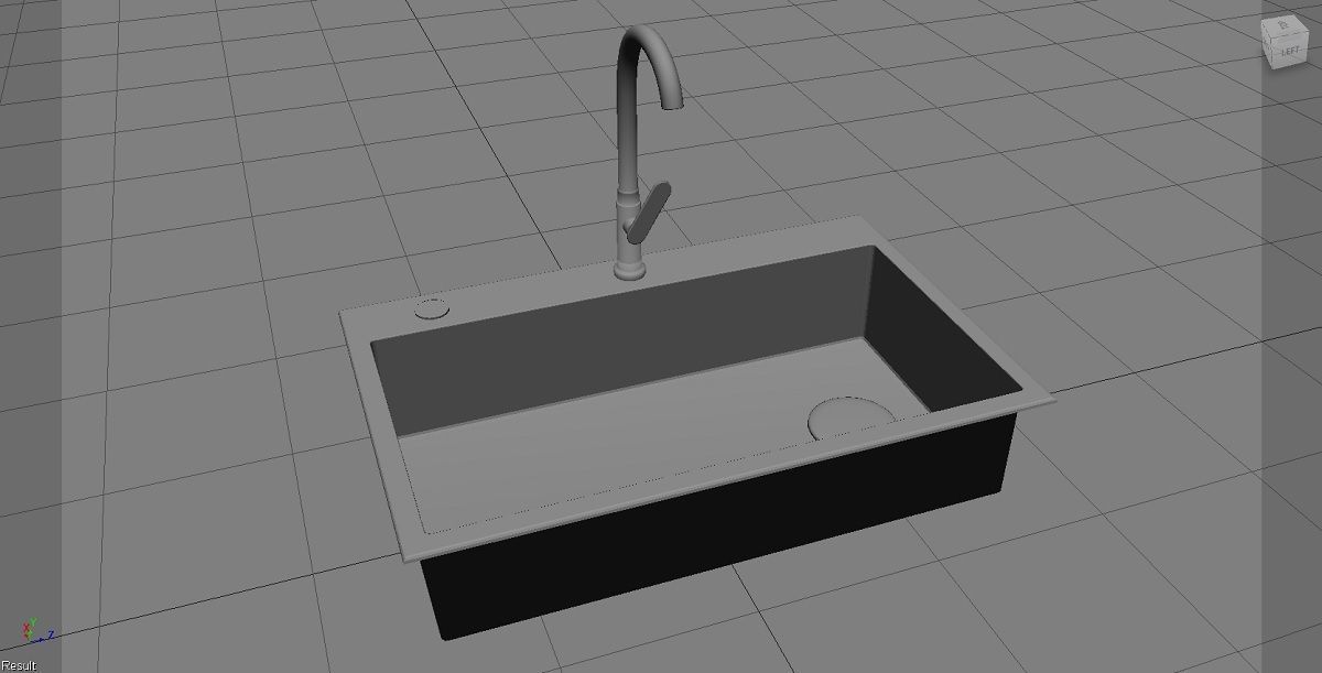 Kitchen Sink 3D Model Low-poly 3D model_14