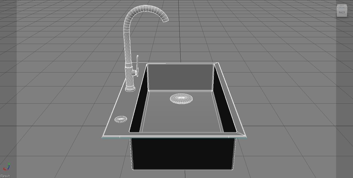 Kitchen Sink 3D Model Low-poly 3D model_15