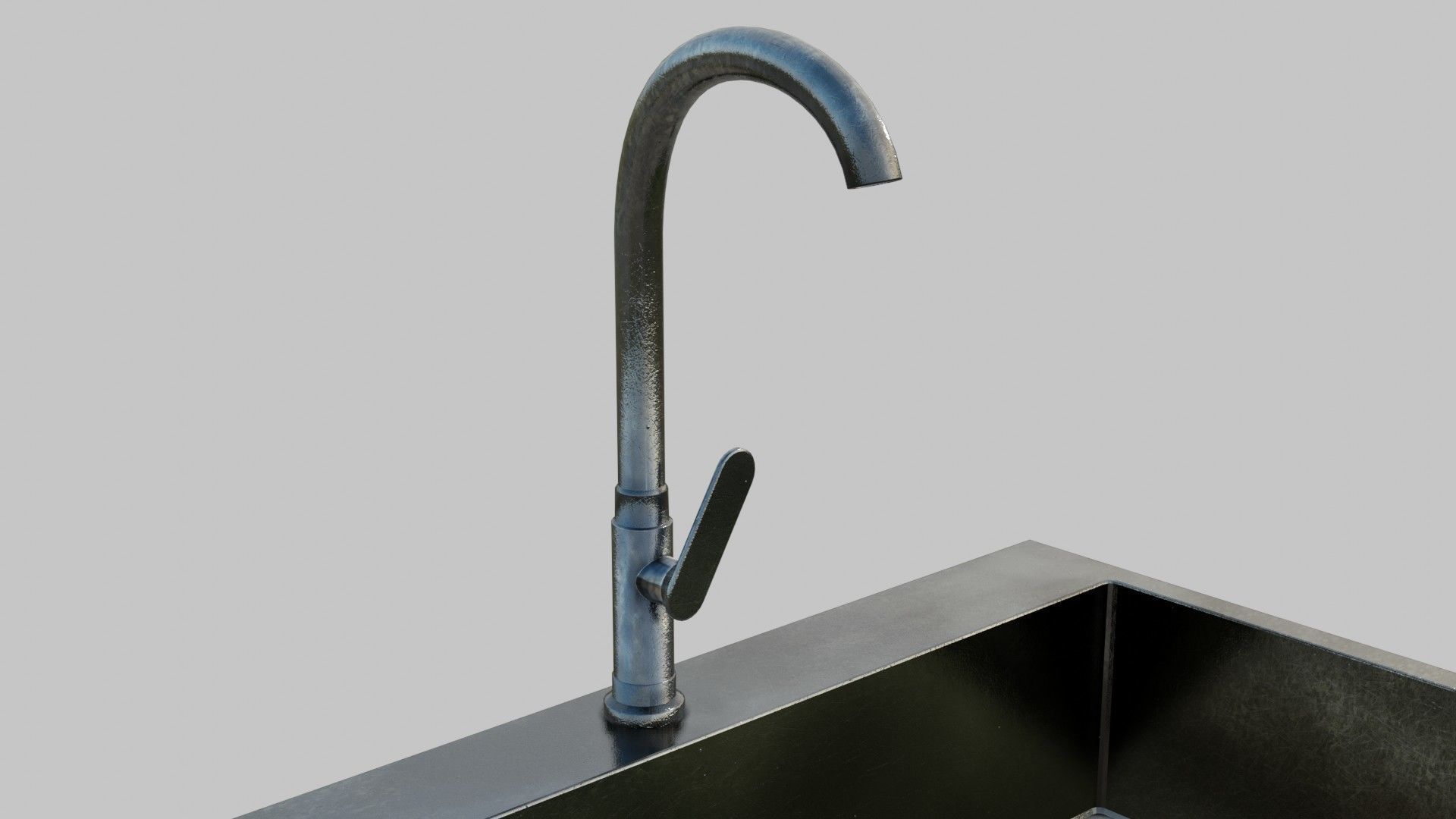 Kitchen Sink 3D Model Low-poly 3D model_1