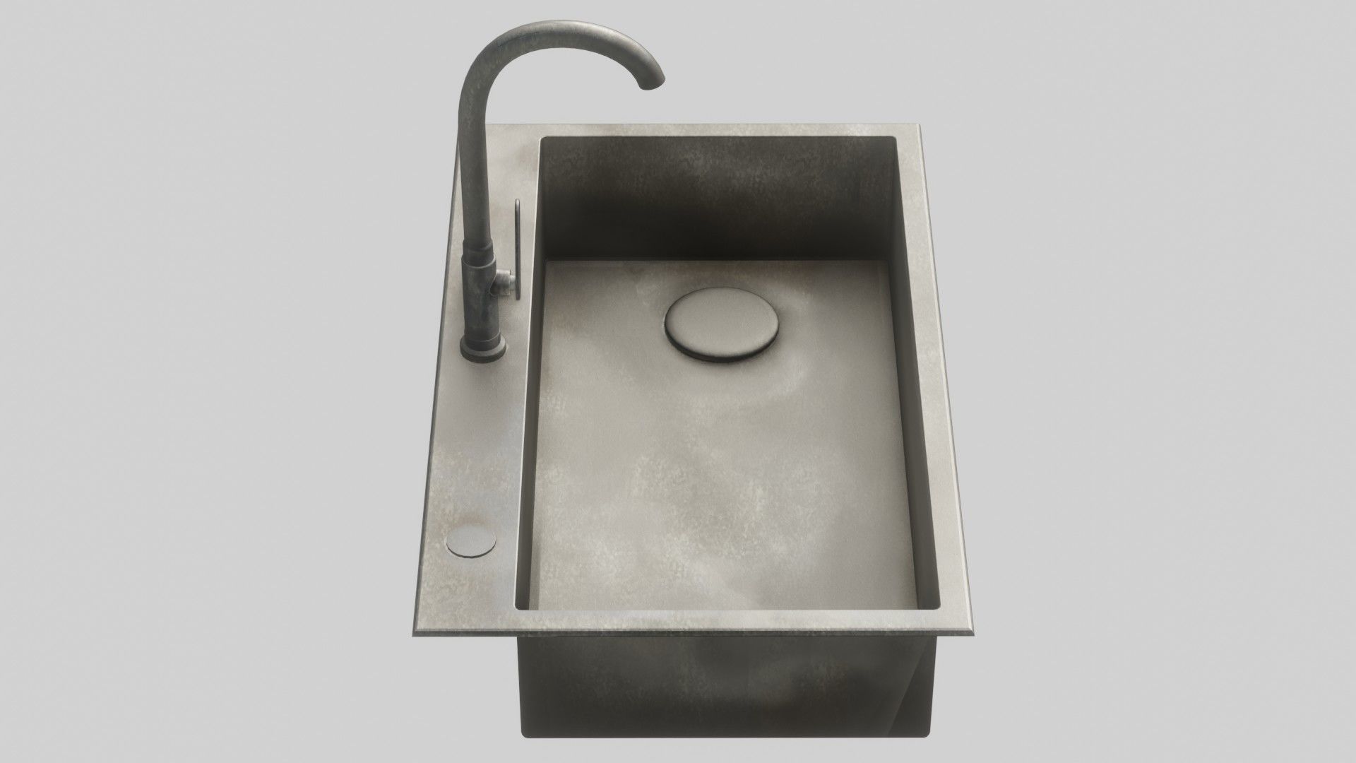 Kitchen Sink 3D Model Low-poly 3D model_3