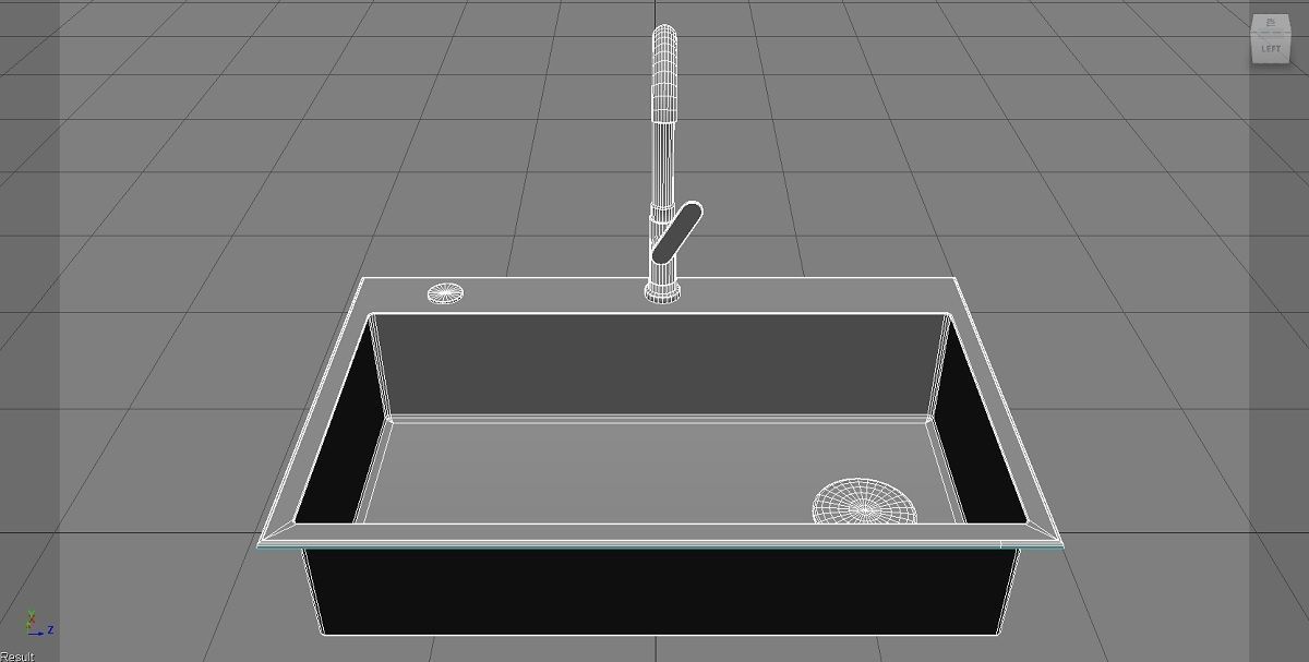 Kitchen Sink 3D Model Low-poly 3D model_8