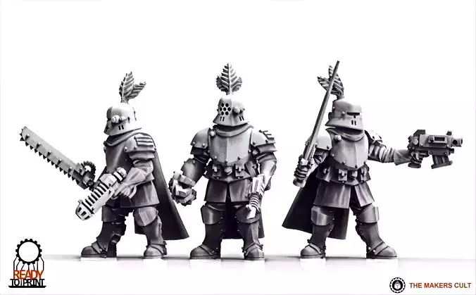 Feudal Guard - Sergeant Builder 3D print model