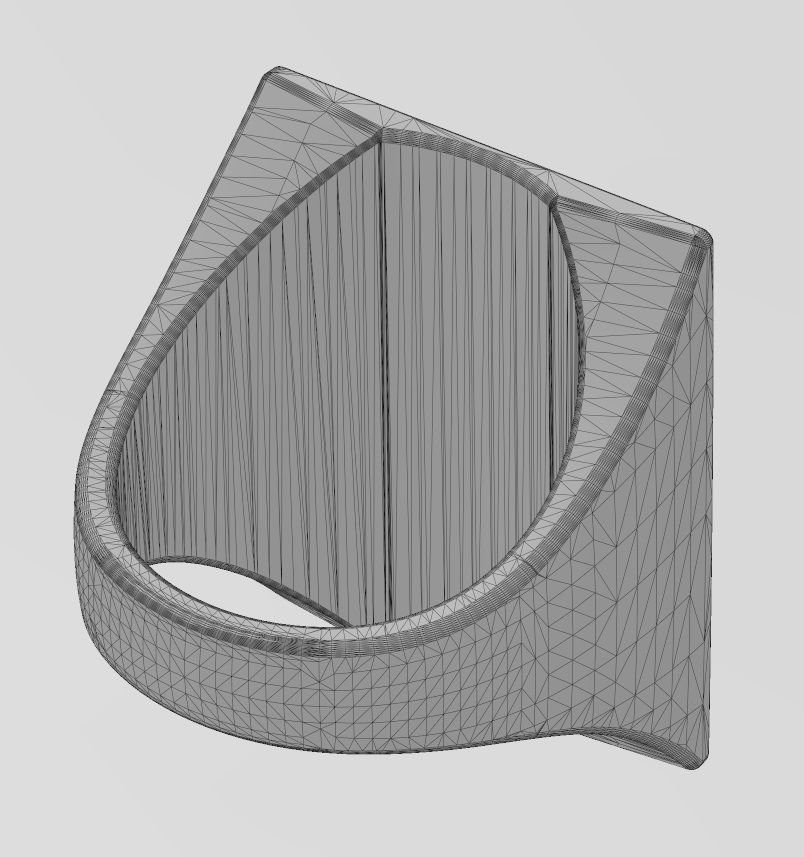 Large chunky rectangular signet ring US size 7to13 3D print model_14