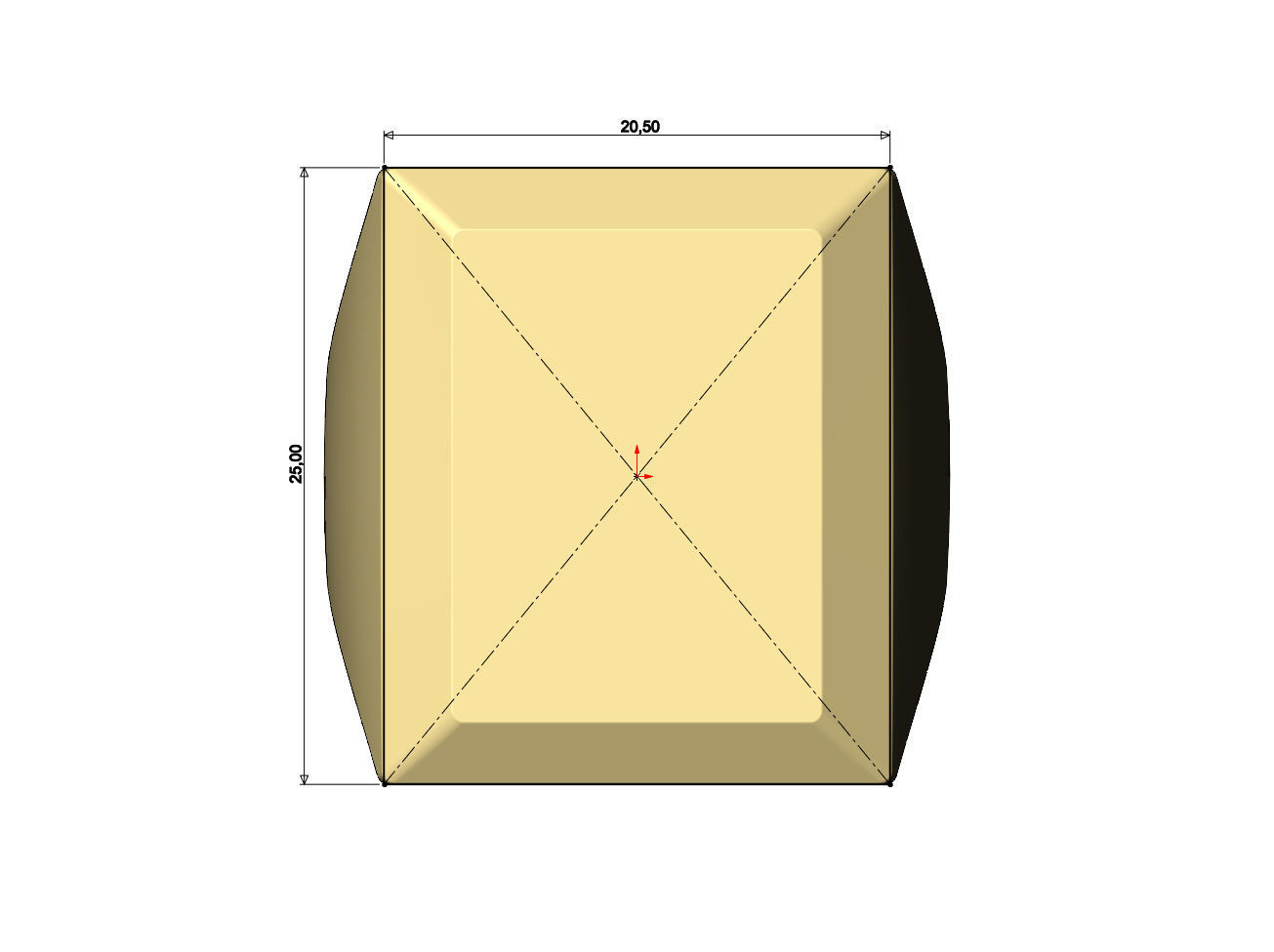 Large chunky rectangular signet ring US size 7to13 3D print model_5